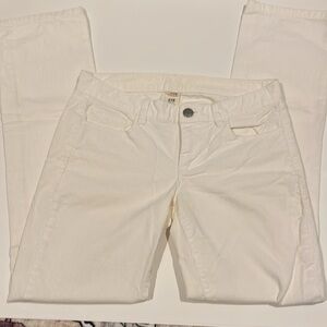 White J.Crew Corduroy Pant
